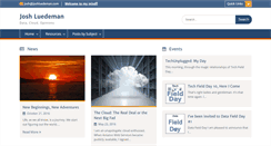 Desktop Screenshot of joshluedeman.com